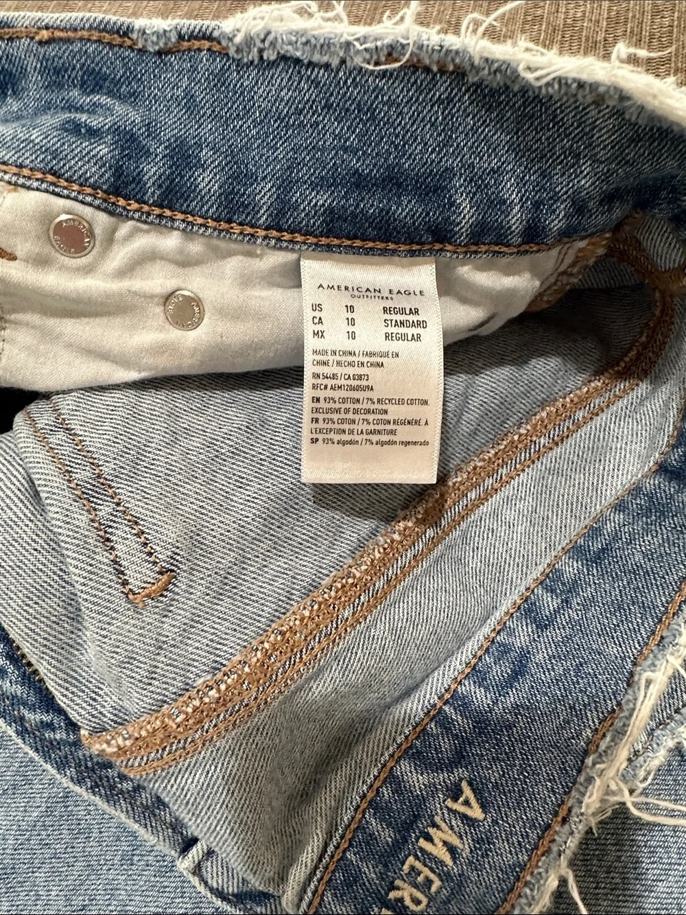 American Eagle 90’s straight women’s jeans - Picture 5 of 6